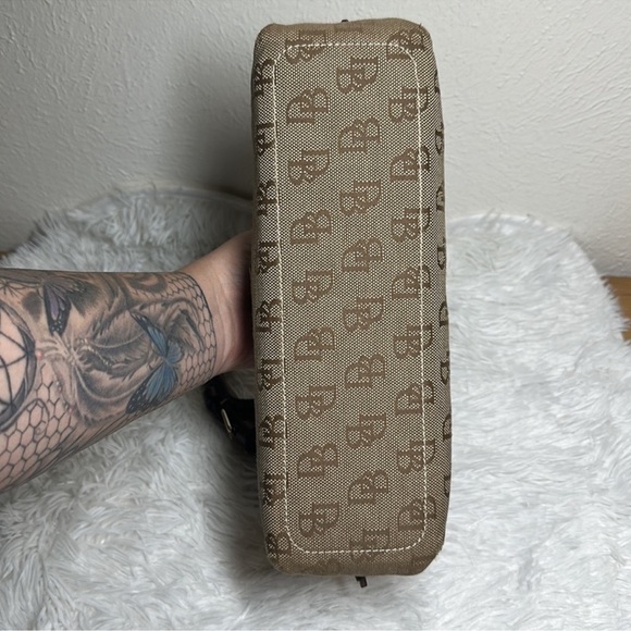 Dooney & Bourke 1975 Vintage Signature DB Logo Shoulder Bag - Picture 3 of 10